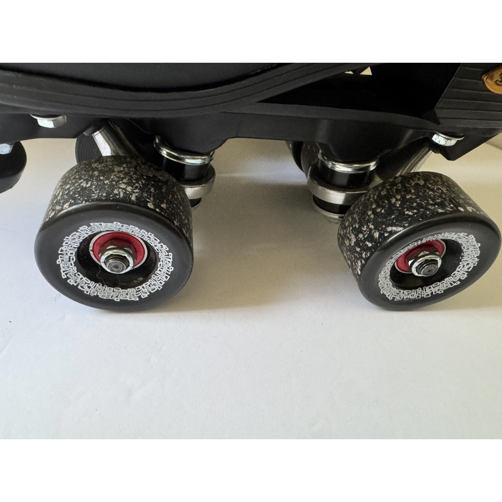 Sure-Grip International Black Quad Roller Skates Size US 5 EU 37 UK 4 High Top - Picture 3 of 7